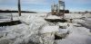ЗИМСКА СУРОВОСТ: Лед уништио пристаниште у Апатину